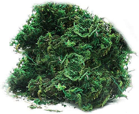 Timoo Fake Moss for Plants, Artificial Green Moss for Flower Plant Garden Lawn Crafts Wedding Decoration