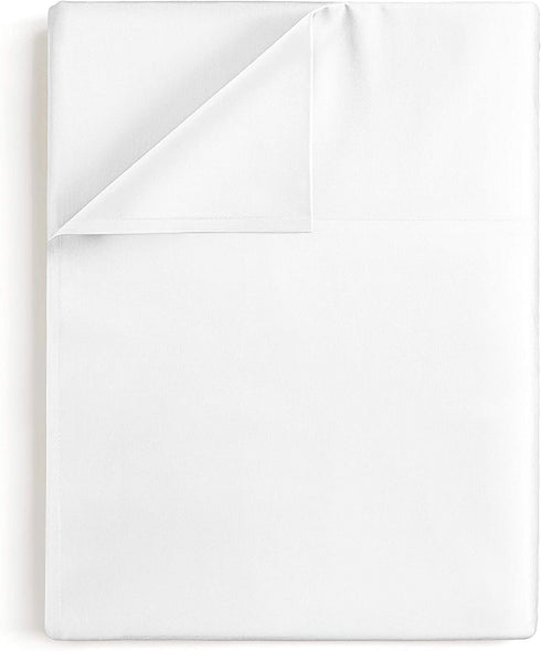 Full Size Flat Sheet - Single Flat Sheet Full - Flat Sheet Only - Flat Sheet Deep Pocket - Flat Sheet for Full Mattress - Softer Than Egyptian Cotton - 1 Flat Full Sheet Only - Flat Full