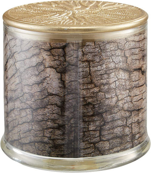 CLCo by Candle-lite Fireside Amber Scent, 14 oz. Single-Wick Aromatherapy Candle with 90 Hours of Burn Time, White