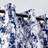 DriftAway Leah Abstract Floral Blossom Ink Painting Room Darkening Thermal Insulated Grommet Unlined Window Curtains 2 Panels Each Size 52 Inch by 84 Inch Navy Silver Gray
