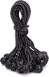 Kotap BB-11B Ball Bungee Cords with Elastic String for Canopy, Tarp, Straps, Tent, Poles and Wires, 11-Inch (25-Count), Black