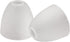 Giluta 2 Pack Bell Shaped Glass Shade Frosted Light Fixture Shades Replacement for ceiling fan light wall light,Lipless with 1-5/8-inch Fitter Opening