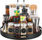 FORSPACELESS Iron Lazy Susan Organizer Turntable 11-Inch, Pantry Lazy Susan for Cabinet,Spice Rack for Kitchen,Black