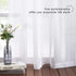 NICETOWN Semi-Sheer Texture Curtain Panels - Privacy Light and Airy Rod Pocket & Back Tab Design Semitransparent Sheer Voile Drapes for Living Room, 55" x 84", 2 Pieces