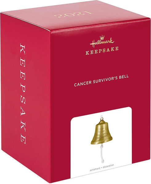 Hallmark Keepsake Christmas Ornament 2021, Cancer Survivor's Bell, Metal