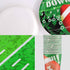 FiGoal Football Themed Party Supplies and Party Decorations for 32 Guests Include, Table Cover, 9?Dinner Plates, 7?Snack/Dessert Plates, Napkins, Cups, Super Bowl Tableware Accessory Decorations