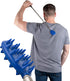 XL Big Stick Extendable Cactus Back Scratcher, Sturdy, Sharp, Satisfying, Ultimate Scratch Relief for Itching on Back, Neck, Head, Beard, and Body, Dual Sided with Aggressive and Medium Spikes (Blue)