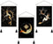 DAWNTREES Tapestry for Bedroom Teen Girl | wall Moon Tapestry Aesthetic | Moon Phase Tapestry | Tapestry Aesthetic for Room, Living Room,Dorm(50CMX35CM) (3 pieces)