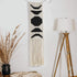 Macrame Wall Hanging Moon Phase Bohemain Home Wall Décor, 10" W x31.5 L