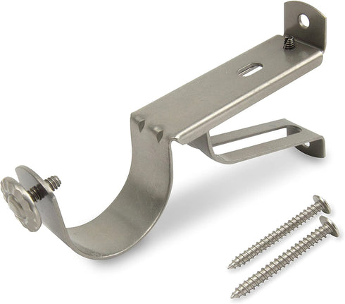 Rod Desyne Sinlge (1.5 BKT pcs) -Satin Nickel Single Bracket Piece