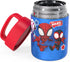 Zak Designs Kids' Vacuum Insulated Stainless Steel Food Jar with Carry Handle, Thermal Container for Travel Meals and Lunch On The Go, 12 oz, Spidey and His Amazing Friends