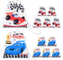 Race Car Party Gifts Bags - 12 Pack 10'' x 12'' Racing Car Drawstring Backpack for Boy Kids String Goodie Candy Bags Party Supplies for Birthday