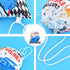 Race Car Party Gifts Bags - 12 Pack 10'' x 12'' Racing Car Drawstring Backpack for Boy Kids String Goodie Candy Bags Party Supplies for Birthday