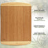 Greener Chef Bamboo Cutting Board - Lifetime Replacement Cutting Boards for Kitchen - Organic Wood Butcher Block and Wooden Carving Board for Meat and Chopping Vegetables - Medium