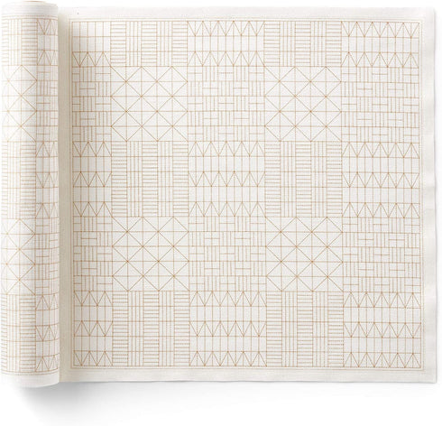 MY DRAP Cloth Washable and Reusable Dinner Napkin - 12.6 x 12.6 In (6 Per Roll, Linen Vivo)