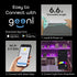 Geeni Prisma Strip USB Smart LED Strip Lights, Indoor/Outdoor Adhesive Strips, Lights for TikTok, Alexa and Google Home Compatible. No Hub Required (2M Light Strips)