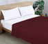 Utopia Bedding Cotton Twin Blanket Burgundy - 72 x 90 Blanket for Bed - 350 GSM Soft Breathable Blanket