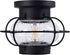 SYLVANIA Vintage Essex Cage Light Fixture, Semi-Flush Mount with 1 60W LED Dimmable Bulb Included, Dimmable (75515)