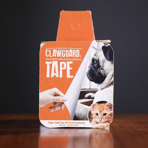 CLAWGUARD Protection Tape - Durable Single-Sided Shield Protection Barrier Against Cat, Dog, Bird, Rabbit Scratching and Clawing Furniture, Couch, Window Sill, Car Door, Glass and More!
