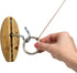 Tiki Toss Hook and Ring Toss Game for Adults & Kids - Surfboard Edition - Short Board with String and Hooks to Play Indoor and Outdoor Games
