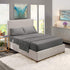 Nestl Queen Sheets Set - 4 Piece Bed Sheets for Queen Size Bed, Double Brushed Queen Size Sheets, Hotel Luxury Grey Sheets, Extra Soft Bedding Sheets & Pillowcases