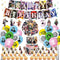116Pcs Anime Birthday Party Decorations, Birthday Party Supplies Set for kids Include Banner, Cake Topper, Cupcake Topper, Balloons, Sticker Birthday Party Supplies for Girls and Boys Gifts Anime Birthday Decorations