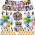 116Pcs Anime Birthday Party Decorations, Birthday Party Supplies Set for kids Include Banner, Cake Topper, Cupcake Topper, Balloons, Sticker Birthday Party Supplies for Girls and Boys Gifts Anime Birthday Decorations