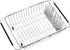 iPEGTOP Expandable Dish Drying Rack with Rustproof Stainless Steel Utensil Cutlery Holder, Over Sink Dish Rack Basket Shelf, Dish Drainer in Sink or On Counter