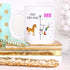 YouNique Designs Sober Coffee Mug, 11 Ounces, White, Unicorn Mug, 1 Year Sobriety Gifts for Women