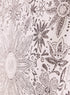 Neasow Bohemian Tapestry Wall Hanging, Beige White Floral Tapestry with Dotted Daisy Medallion Print Bedroom Boho Hippie Home Decor, 60×60 inches