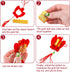 Whaline 36 Pieces Chinese New Year Decorations Chinese Knot Pendant Red Hanging Ornaments,Lucky Fu Pendants for New Year Home Office Car Trees Spring Festival New Year Decorations (6 Designs)
