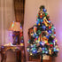 Anycosy C6 Christmas String Lights, 32.8 Ft 100 LED Battery Operated Strawberry Lights, Waterproof Indoor Outdoor 8 Modes Fairy Lights Christmas Decorations
