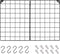 MOOACE Wall Grid Panel 2 Pack, Black Wire Photos Display Grid Panels, Memo Board DIY Decor Hanging Organizer for Home, Office, 16.34" x 23.82"