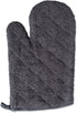 DII Basic Terry Collection 100% Cotton Quilted, Oven Mitt, Mineral Gray, 2 Piece