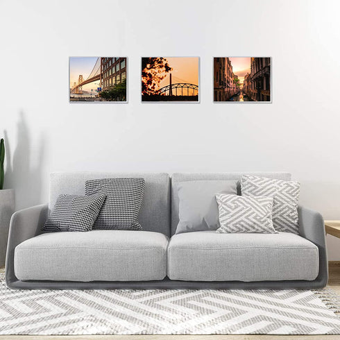 Frametory, 12x16 Aluminum Frame, 8.5x11 Photo with Ivory Mat for Wall Display, Sawtooth Hanger, Swivel Tabs, Spring Clips Great for Photos, Artworks, Posters (Silver, 1-Pack)