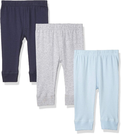 Luvable Friends Baby Boys' Cotton Pants