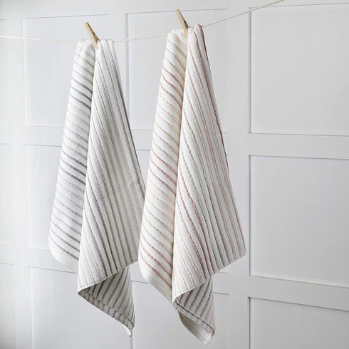 SKL Home by Saturday Knight Ltd. Tie Dye Stripe 2-Piece Hand Towel Set, Gray