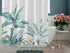 CHICHIC 71x71 Inch Shower Curtain for Bathroom Shower Curtain Set Fabric Shower Curtain with Hooks Thickening Waterproof Bathroom Decorations Tropical Leaves Shower Curtain