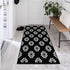 Boho Bedroom Rug 2'X4', Machine Washable Cotton Hand-Woven Area Rug Reversible Throw Rugs Entryway Rug Evil Eye Kitchen Runner Rugs Bath Rug for Laundry Room Bathroom Hallway