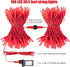 Red Mini Christmas Lights - 39 Feet 100 LED Fairy Lights with 8 Lighting Modes Waterproof Connectable for Indoor Outdoor Xmas Tree Garland Wreath Holiday Valentine's Day Decoration