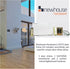 Newhouse Hardware CKIT1 Two Note Electric Door Bell Chime Kit w/ 16V/10VA Transformer & Surface Mount Lighted Push Buttons, 16V/10 Vac, White