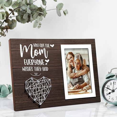 Best Mom Gifts Mothers Day Gifts for Mom from Daughter Son Kids, Mom Picture Frame Mother-in Law-Gifts New Mom Gifts for Women, Birthday Gifts for Mom Who Has Everything Mom Christmas Gifts-4x6 Photo