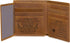 Fundykee Engraved Mens Wallet Personalized Leather Wallet for Men Husband Dad Son Boyfriend Love Custom Gifts (Tri-fold wallet to my son)