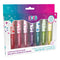 Three Cheers for Girls by Make It Real - 7 Days Glitter Lip Gloss - Flavored Lip Gloss Set for Girls - Strawberry, Raspberry, Vanilla and More! - 7 Piece Lip Gloss Kit