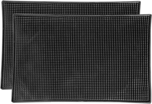 BonBon Professional 18" x 12" Rubber Bar Service Mat (2)