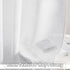 RYB HOME Semi Sheer Curtains - Natural Linen Blend Privacy Sheer Drapes Light Glare Filtering for Living Room Bedroom Bathroom Dining Cafe, White, Width 52 inch x Length 72 inch, 1 Pair