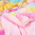 GONAAP Faux Fur Throw Blanket Decorative Super Soft Fuzzy Shaggy Luxurious Cozy Plush Fluffy Long Hair Comfy Microfiber Fleece Reversible for Coach Bed Chair Sofa ?Baby Rainbow 50"X60"?