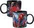 Vandor Marvel Spider-Man 20 Oz Ceramic Heat Reactive Mug -
