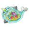 Infantino Wee Wild Ones Pat & Play Water Mat - Narwhal Themed Water mat for Infants and Older Babies, for Tummy time and Sensory Play