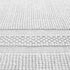 Jean Pierre Stonewash Racetrack Bath Rug | Cotton | Premium Bathroom Décor | Machine Washable | Highly Absorbent | Measures 21? x 34? | White\